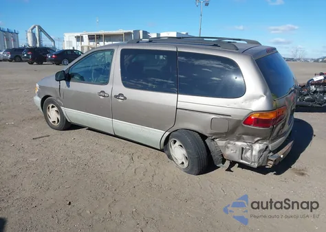 1998 Toyota Sienna Xle z USA, uszkodzony, nr VIN 4T3ZF13CXWU079697